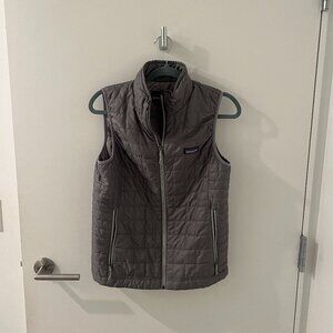 Women's Patagonia Nano Puff Vest in Size Medium - Color Gray
